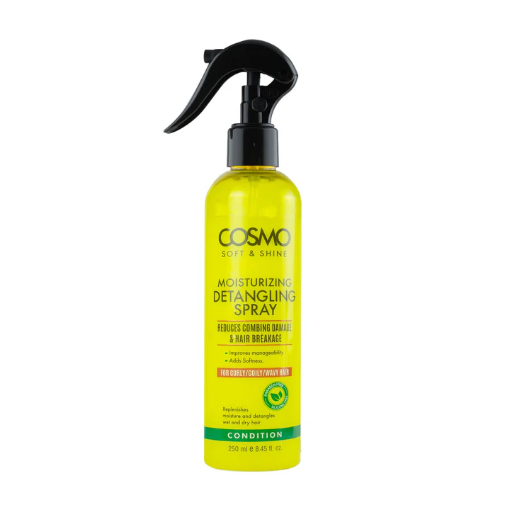 اسپری گره باز کن و آبرسان موی فر 250 میل کازمو Soft&Shine